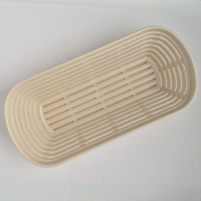 Oval banneton proofing basket (food grade plastic)