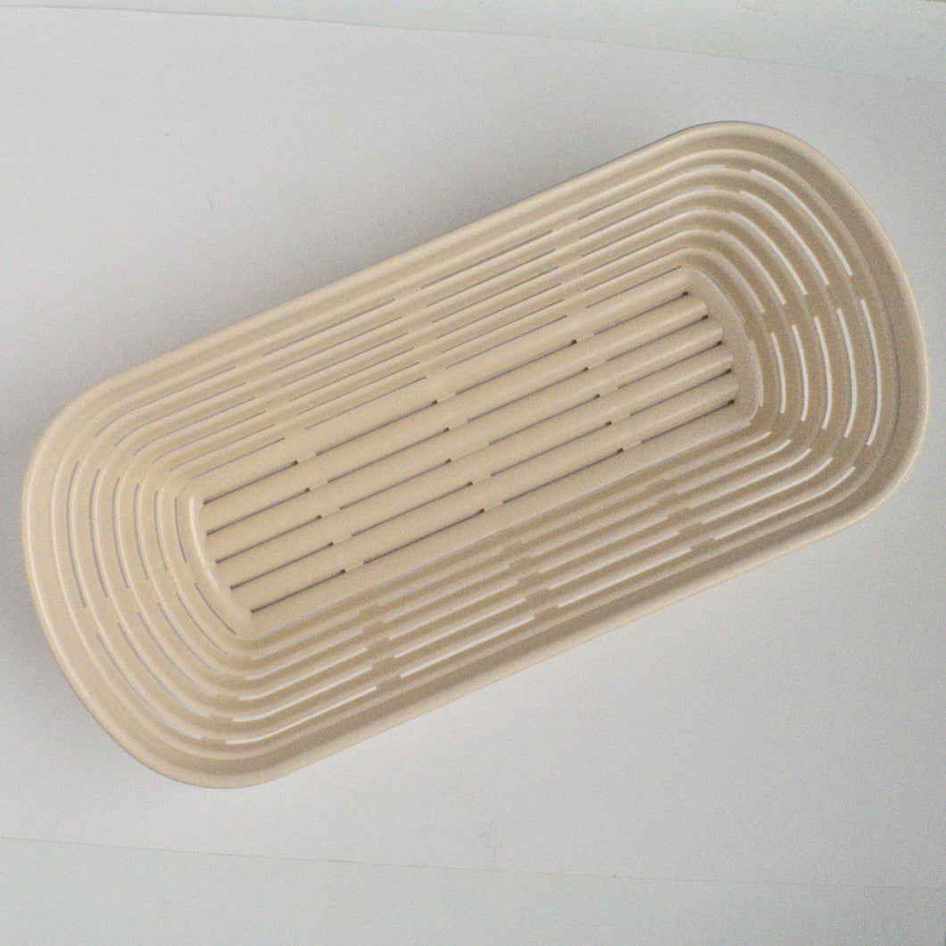 Oval banneton proofing basket (food grade plastic)