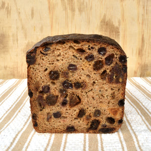 Fruity Rye & Wheat Sourdough Bread