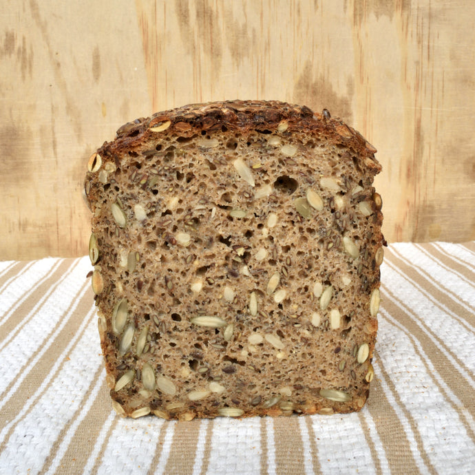 Seedy Rye & Wheat Sourdough Bread