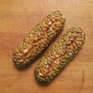 Pumpkin & Pepitas Sourdough Rolls (2 rolls)